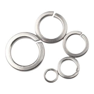 304不锈钢开口弹垫弹簧垫圈201重型弹垫片轻型加厚华司介子螺丝垫