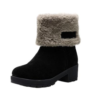 雪地靴女真皮2025新款羊毛棉鞋
