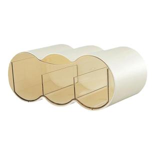 吧唧收纳盒抽屉式动漫周边谷子展示盒桌面奶油风二次元徽章储物箱