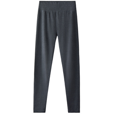 红豆绒棉花糖女红豆秋裤色纺磨毛