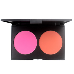卡梅拉双色修容盘腮红盘鼻影高光哑光提亮两用组合影楼化妆师舞台