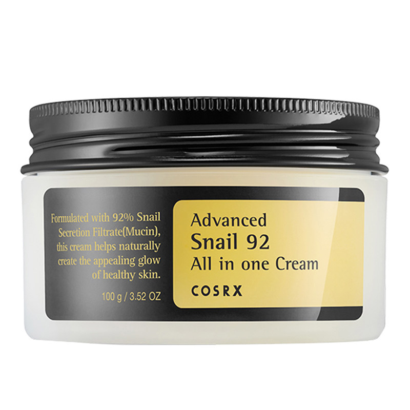 cosrx面霜 snail 92 mucin cream蜗牛霜corsx 精华霜补水保湿滋润