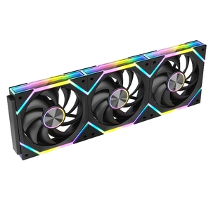 尼克酷尔光驰积木12CM/14CM机箱风扇无线拼接5V3针ARGB异步可寻址