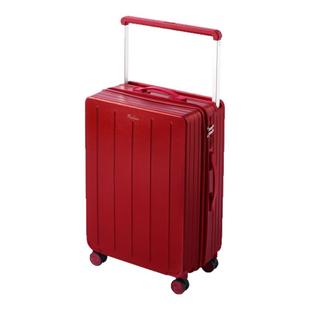 袋鼠红色行李箱子母箱新婚陪嫁红婚礼结婚密码拉杆旅行皮箱子24寸