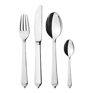 新年礼物GeorgJensen乔治杰生PYRAMID餐具四件组西餐刀餐叉餐勺