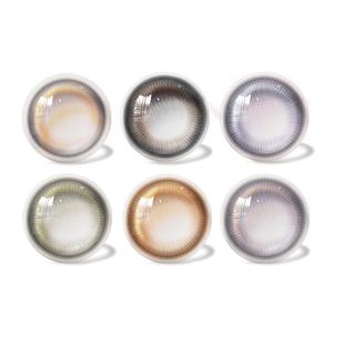 BEKHAN冰感美瞳白可半年抛彩色