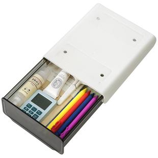 桌下悬挂抽屉桌面收纳盒办公室工位大学宿舍桌子小置物架书桌挂式