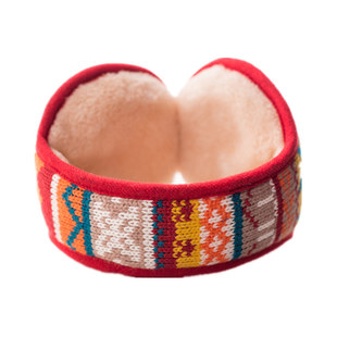 巨利佳针织毛线冬季保暖女耳罩耳包加厚防寒耳捂子护耳套儿童耳暖