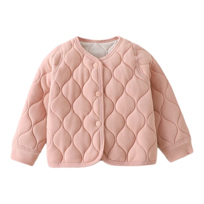 儿童保暖棉服三层夹棉校服内搭神器秋冬男女童学生加厚棉衣