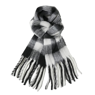 格子围巾男款冬季保暖男生长款新款送男朋友生日礼物百搭男士围脖