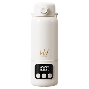 何物便携式热水壶恒温水杯婴儿外出专用冲奶神器无线保温调奶器