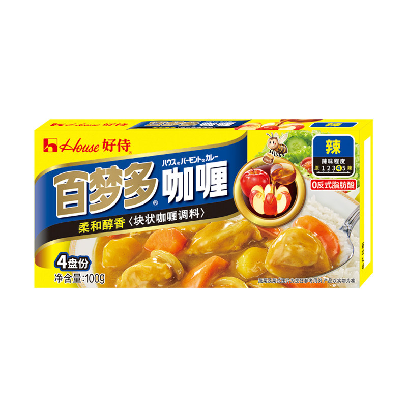 好侍百梦多咖喱块辣味100g