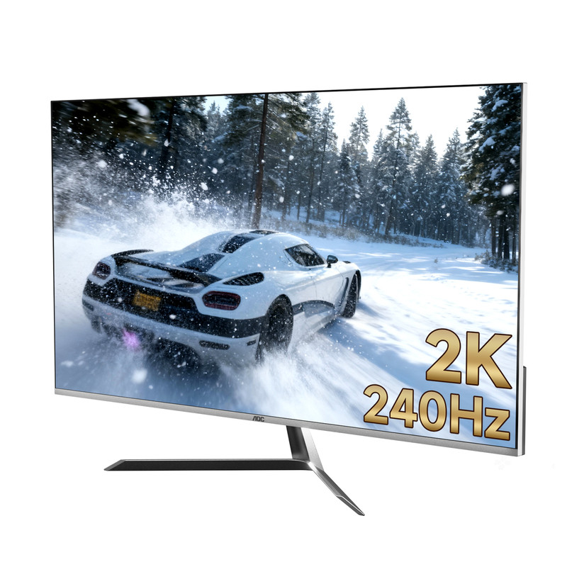AOC32英寸白色显示器2K240Hz液晶