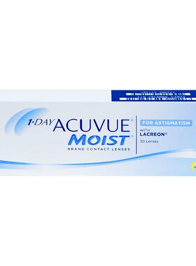 【散光专用】Acuvue舒日隐形眼镜男女近视远视日抛30片香港直邮