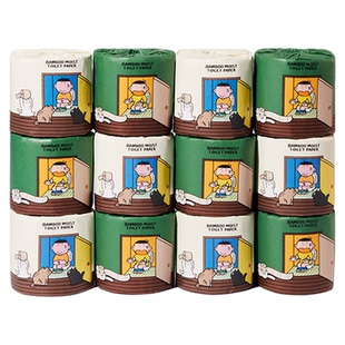 【Gomatsu联名款】原生竹浆保湿卷纸4层160g/卷12卷装家用卫生纸