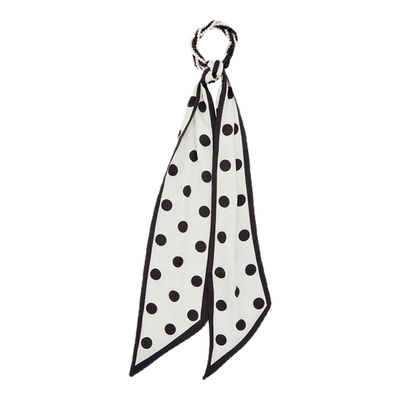 珍珠绑带发圈百搭波点蝴蝶结