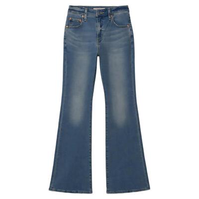 商场同款冬暖女士726喇叭牛仔裤