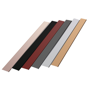 铝合金一字平板压条自粘地板收边条金属不锈钢背景墙压边条装饰条