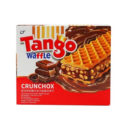 Tango巧克力味威化饼干160g