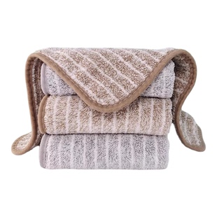 日式竹炭条纹抹布加厚去油洗碗布家务清洁超细纤维吸水百洁布厨房