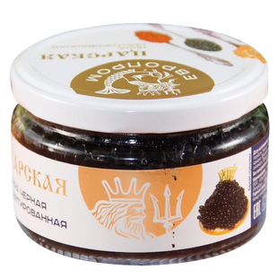 进口俄罗斯鱼子酱合成鲟鱼黑鱼籽酱大马哈红鱼籽酱220g日韩寿司料