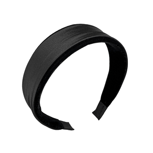 宽边黑丝绒发箍洋气头箍发卡女款秋冬赫本风适合圆脸的大头大脸