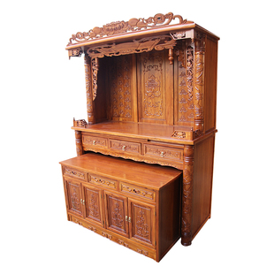 佛龛立柜全实木中式神龛神台供桌佛台家用佛堂观音供奉桌佛柜香案