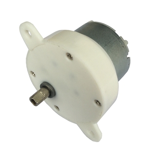 400微型减速静音扁平直流低速马达DC12V低压正反转慢速调速小电机