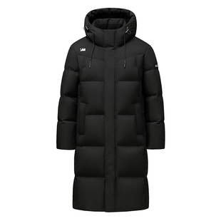 鸭鸭极寒高充绒量羽绒服男女冬季过膝长款2025年新款加厚保暖外套