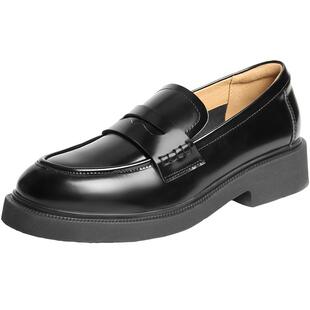 百丽海鸥乐福简约学院风乐福鞋女春季新款舒适通勤小皮鞋B2527AA5