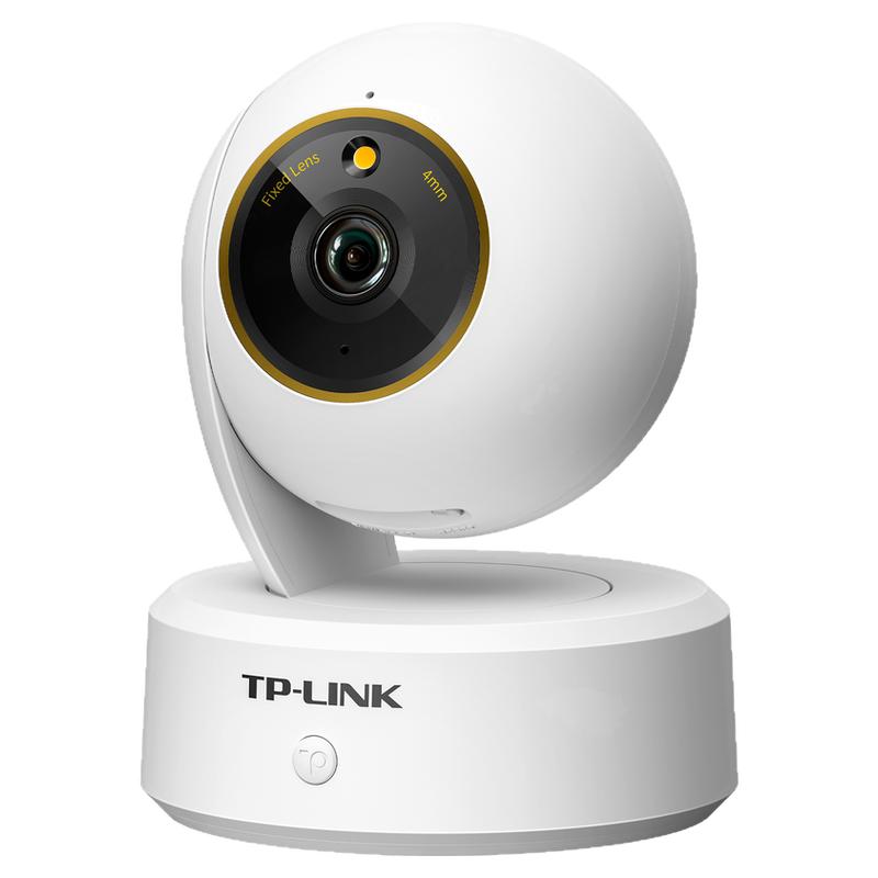 普联TP-LINK摄像头家用无线监控器手机远程360度全景摄影室内看家
