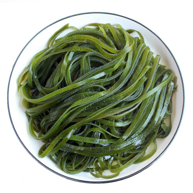 大连新鲜盐渍海带丝2/5斤整箱批发商用非厚丝半干货批发火锅凉拌