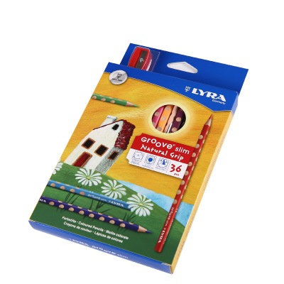 德国三角杆彩色洞洞铅笔