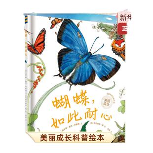 美丽成长科普绘本丛书蝴蝶如此耐心 课外阅读儿童故事书籍甲虫动物科普图画 认识蝴蝶不可思议的多样性 感知大自然的美丽和神奇