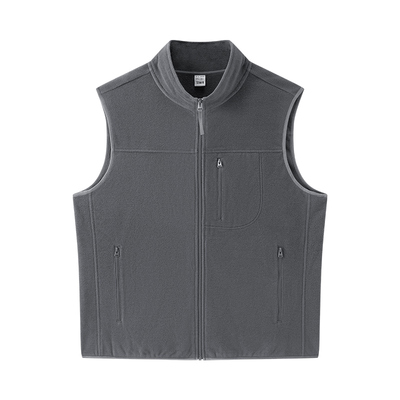 森马马甲男立领抗静电摇粒绒外套