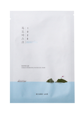 韩国柔恩莱ROUNDLAB独岛面膜补水保湿水凝胶舒缓修复敏感肌女正品