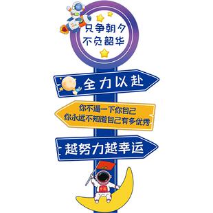 初高中班级文化墙装饰教室布置黑板报学生励志标语墙贴画海报贴纸