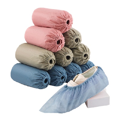 庭好无纺布加厚透气一次性鞋套