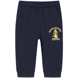 暇步士童装儿童裤子男童夏装休闲宽松宝宝运动裤大童薄款七分裤潮