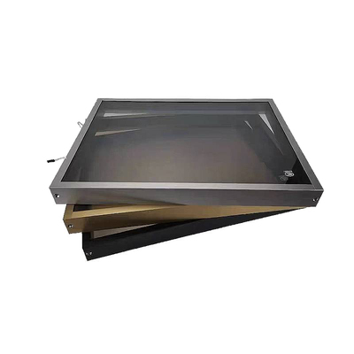 极简窄边铝框衣柜酒柜橱柜门