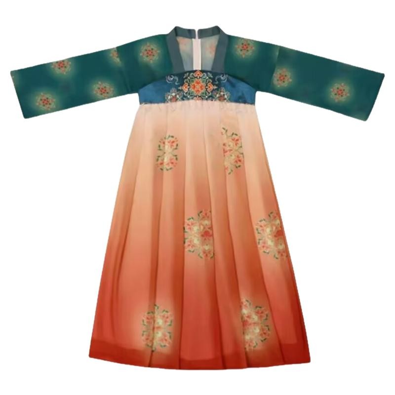 儿童敦煌飞天演出服女童古装唐装襦裙中国风古风舞蹈表演服装