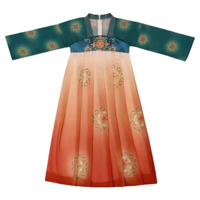 儿童敦煌飞天演出服女童古装唐装