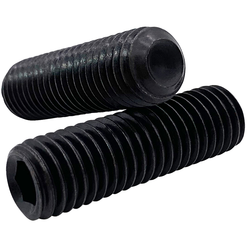 5/16-24 3/8-24 1/2-20 5/8-18UNF美制细牙凹平端紧定内六角12.9