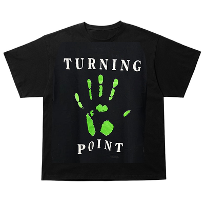 Turning Point乐队美式街头慵懒风短袖T恤vintage暗黑潮牌痞帅tee