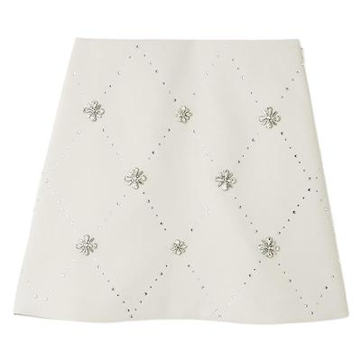 LILYBROWN水钻钉珠高腰半身裙