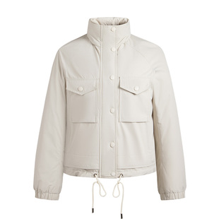 Navigare意大利小帆船羽绒服女士冬季2025新款保暖短款白鸭绒外套