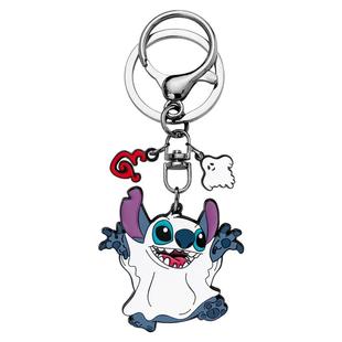 星际宝贝白幽灵史迪奇卡通金属钥匙圈钥匙扣万圣节挂饰上海迪士尼