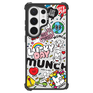 韩国MOLANCANO三星Galaxy S26 Ultra手机壳新款可爱Munch蒙克小狗透明轻薄防摔磁吸保护壳s26卡通保护套外壳