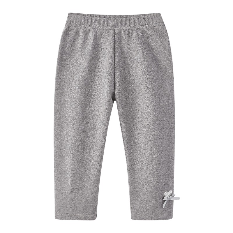 [7A抗菌]女童打底裤早秋外穿裤子柔弹拼色甜美休闲裤秋季女宝裤子