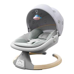博比龙婴儿摇摇椅电动摇篮摇摇车儿童摇椅带娃自主入睡神器0-2岁